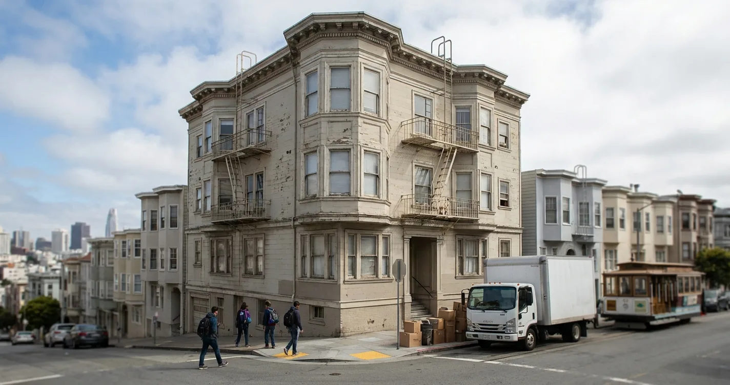 Illustration for SF's Bold Move: $17K to Exit Substandard Housing