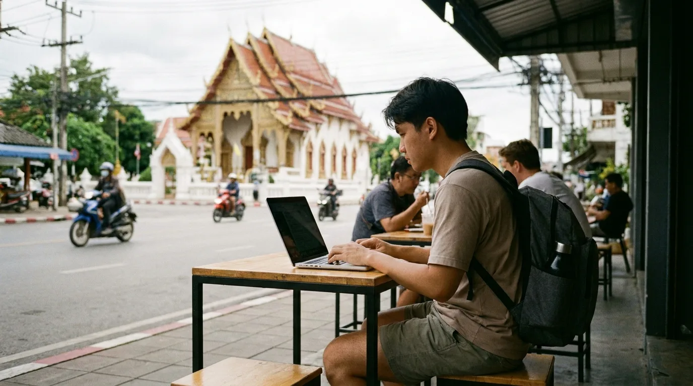 Illustration for Thailand Halves Visa-Free Stays: A Digital Nomad Paradox
